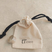Anell TRO de plata mate amb packaging TTJOIES