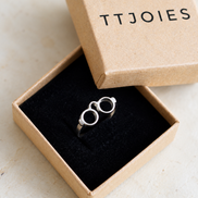 Anell Ulleres de plata TTJOIES – presentació en caixa