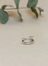 Ear cuff doble de plata, vista principal