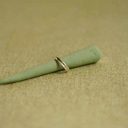 Anell midi de plata ajustable – fotografia 1